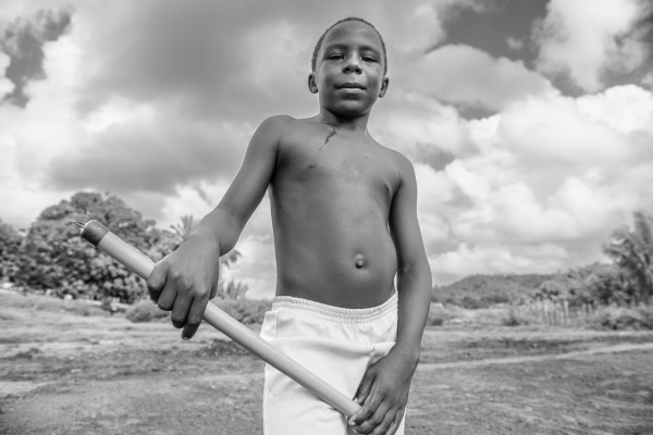 Menino quilombola fotografado em Alcântara, Maranhão. Menino quilombola fotografado em Alcântara, Maranhão.