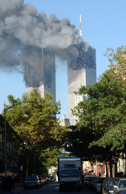 World Trade Center horas antes da queda das Torres Gêmeas ²